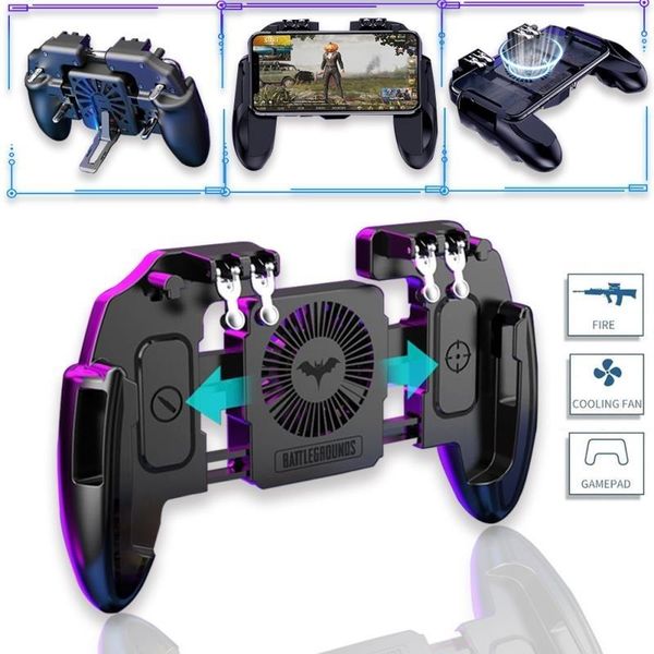 six-finger mobile game artifact charging cooling handle other multifunction controller standard gamepad for pubg cell phone mounts & holders
six-finger mobile game artifact charging cooling handle other multifunction controller standard gamepad for pubg cell phone mounts & holders