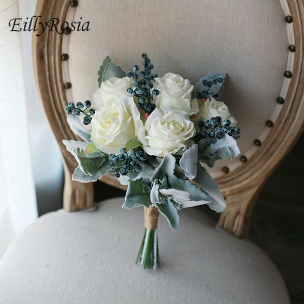 wedding flowers eillyrosia white roses blue berry bridesmaid bouquet artificial small size bridal for pography 2021
wedding flowers eillyrosia white roses blue berry bridesmaid bouquet artificial small size bridal for pography 2021