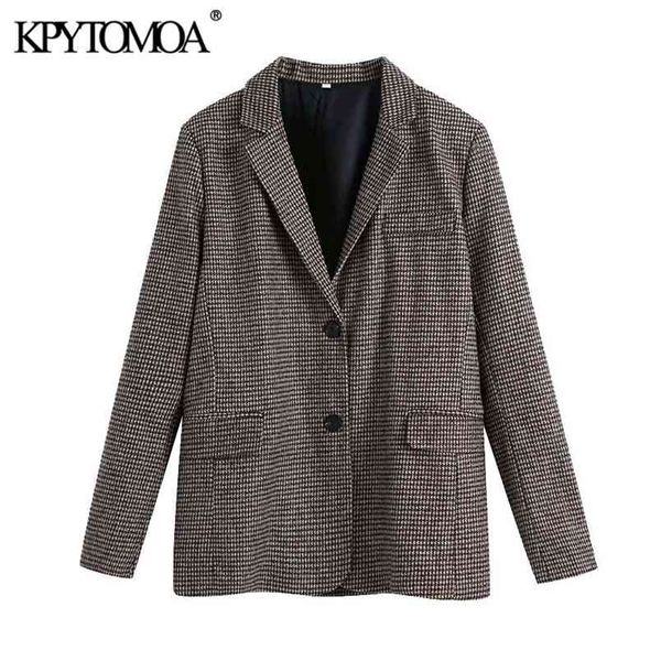 women fashion office wear houndstooth blazer coat long sleeve flaps pockets female outerwear chic 210420, White;black
women fashion office wear houndstooth blazer coat long sleeve flaps pockets female outerwear chic 210420, White;black