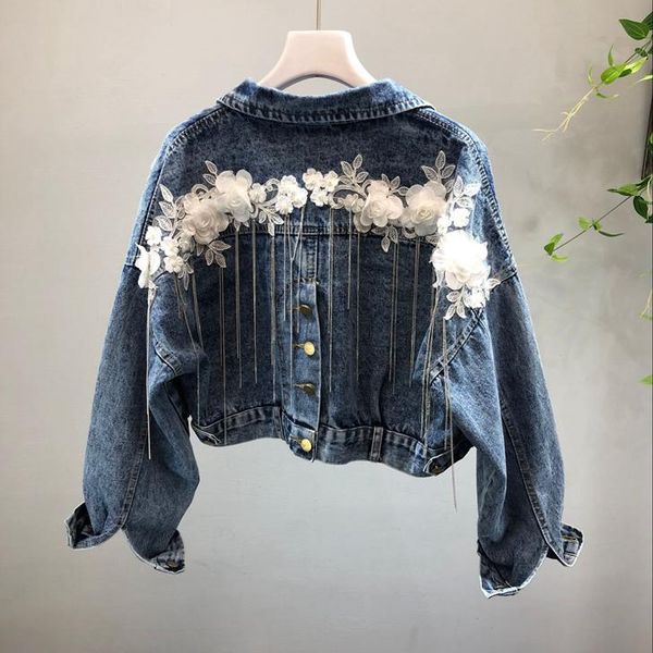 women's jackets denim jacket women autumn jean short casual 2021 coat long sleeve outerwear, Black;brown
women's jackets denim jacket women autumn jean short casual 2021 coat long sleeve outerwear, Black;brown