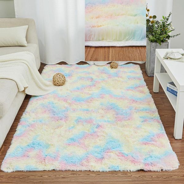 carpets rainbow for living room tie dyeing plush soft large bedroom anti-slip floor mats fluffy kids carpet rug
carpets rainbow for living room tie dyeing plush soft large bedroom anti-slip floor mats fluffy kids carpet rug