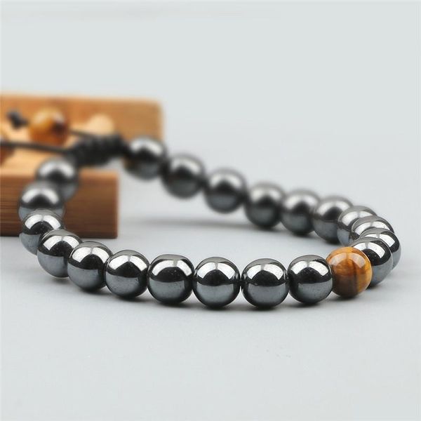 beaded, strands fashion hematite tiger eye bracelet charm natural energy stone braided beads bangle for women men healing balance jewelry gi, Black
beaded, strands fashion hematite tiger eye bracelet charm natural energy stone braided beads bangle for women men healing balance jewelry gi, Black
