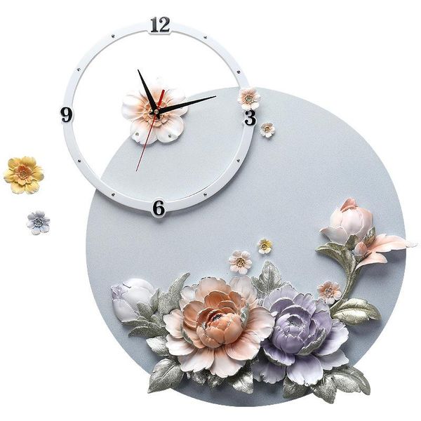 chinese style peony flower luxury art wall clock modern simplicity household mute creative living room decoration clocks
chinese style peony flower luxury art wall clock modern simplicity household mute creative living room decoration clocks