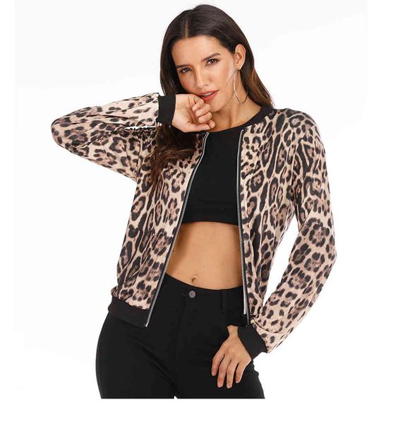rose leopard spring women's plus size short female coat zipper chaqueta long sleeve polka dot women bomber jackets, Black;brown
rose leopard spring women's plus size short female coat zipper chaqueta long sleeve polka dot women bomber jackets, Black;brown