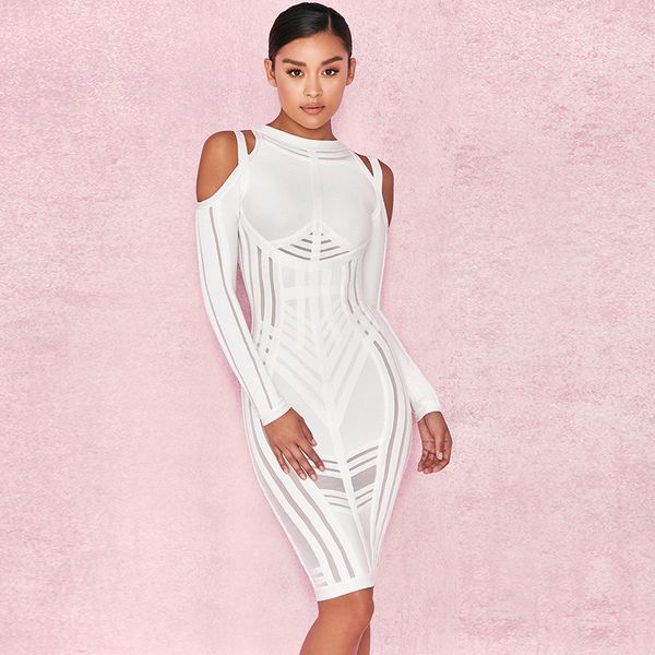 2021beaukey women long sleeve bandage dress bodycon hollow out mesh runway dress bandage see through party club vestido maxi xl, Black;gray
2021beaukey women long sleeve bandage dress bodycon hollow out mesh runway dress bandage see through party club vestido maxi xl, Black;gray