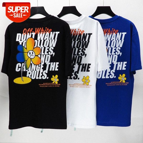 yang gaojie tide brand ow sun flower letter printing insoff logo couple loose men and women #lm8v, White;black
yang gaojie tide brand ow sun flower letter printing insoff logo couple loose men and women #lm8v, White;black