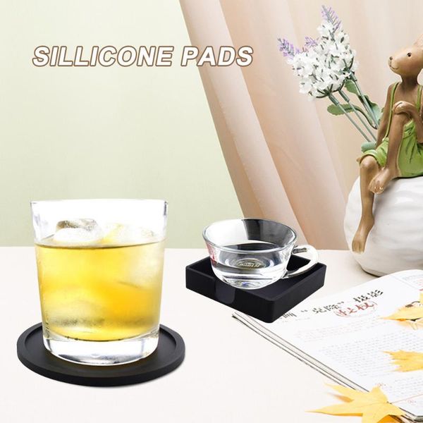 mats & pads round/square black silicone coasters non-slip cup pad drinks table glass coffeee mat set table2
mats & pads round/square black silicone coasters non-slip cup pad drinks table glass coffeee mat set table2