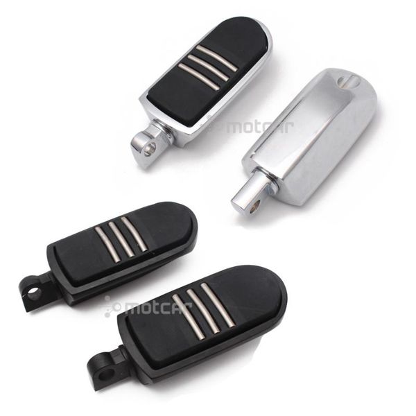 pedals 1pair chrome motorcycle aluminum+rubber non-slip 10mm foot pegs footrest universal fit
pedals 1pair chrome motorcycle aluminum+rubber non-slip 10mm foot pegs footrest universal fit