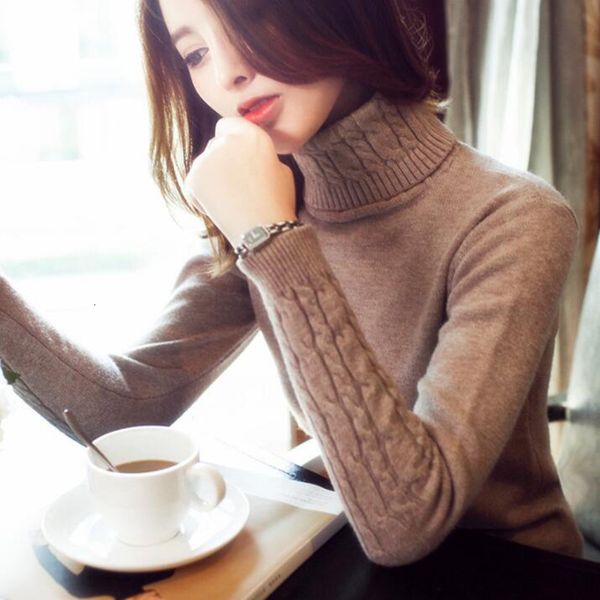 sweaters turtleneck women autumn winter thick cashmere knitted sweater pullover long sleeve slim elastic female tricot, White;black
sweaters turtleneck women autumn winter thick cashmere knitted sweater pullover long sleeve slim elastic female tricot, White;black