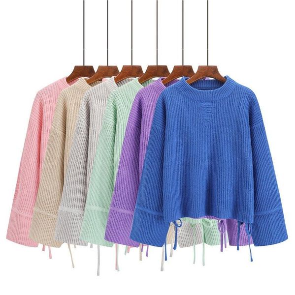 women's sweaters autumn winter women sweater knitted long sleeve o neck solid casual cute kawaii, White;black
women's sweaters autumn winter women sweater knitted long sleeve o neck solid casual cute kawaii, White;black