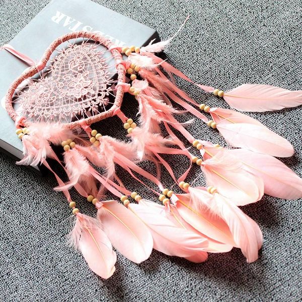 decorative objects & figurines 1pc catcher feather bead lace dream hanging decoration ornament gift colorful craft handmade dreamcatcher hea
decorative objects & figurines 1pc catcher feather bead lace dream hanging decoration ornament gift colorful craft handmade dreamcatcher hea