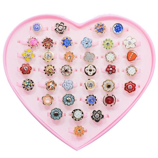 cluster rings 20pcs cute mix kids small girls baby cartoon flower shining rhinestone jewelry princess accessories party gifts, Golden;silver
cluster rings 20pcs cute mix kids small girls baby cartoon flower shining rhinestone jewelry princess accessories party gifts, Golden;silver