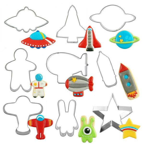 baking moulds 9pcs set biscuit cookie cutters stainless steel cake mold steamed bread cutter space themed decorating
baking moulds 9pcs set biscuit cookie cutters stainless steel cake mold steamed bread cutter space themed decorating
