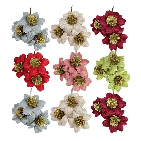decorative flowers & wreaths 6/12pcs pine cone silk red gold artificial bouquet wedding christmas party decoration tree accessories
decorative flowers & wreaths 6/12pcs pine cone silk red gold artificial bouquet wedding christmas party decoration tree accessories