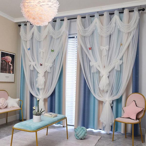 curtain & drapes blackout nordic princess style girl's hollow stars double fabric bedroom living room hook grommet top
curtain & drapes blackout nordic princess style girl's hollow stars double fabric bedroom living room hook grommet top