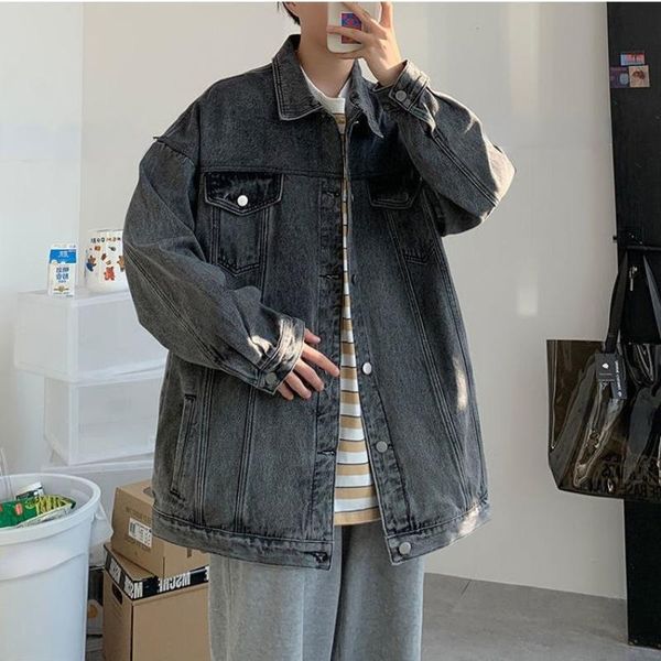 men's jackets 2021 autumn korean couple oversized cargo jacket kpop fashion hip hop lapel coat loose plus size harajuku men clothing, Black;brown
men's jackets 2021 autumn korean couple oversized cargo jacket kpop fashion hip hop lapel coat loose plus size harajuku men clothing, Black;brown