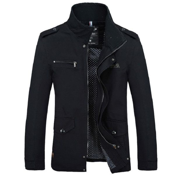 men's jackets everland spring and autumn zip up mens solid color washed winproof male, Black;brown
men's jackets everland spring and autumn zip up mens solid color washed winproof male, Black;brown