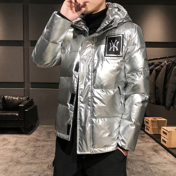 bright face down et short men's loose and handsome fashion korean thickened winter coat, Black
bright face down et short men's loose and handsome fashion korean thickened winter coat, Black