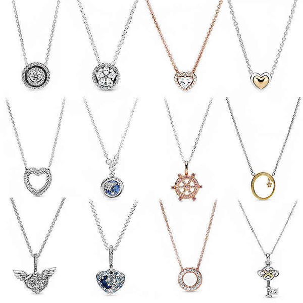 trendy 2021 925 sterling silver rose golde swirl bone heart collier necklace for women brand original jewelry gift
trendy 2021 925 sterling silver rose golde swirl bone heart collier necklace for women brand original jewelry gift
