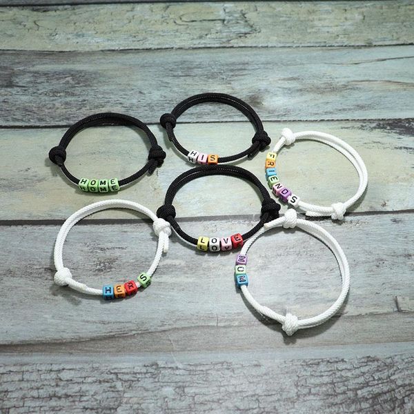 personalized letter bracelet for couples in love braided black string braclet adjustable name braslet friendship brazalete gift charm bracel, Golden;silver
personalized letter bracelet for couples in love braided black string braclet adjustable name braslet friendship brazalete gift charm bracel, Golden;silver