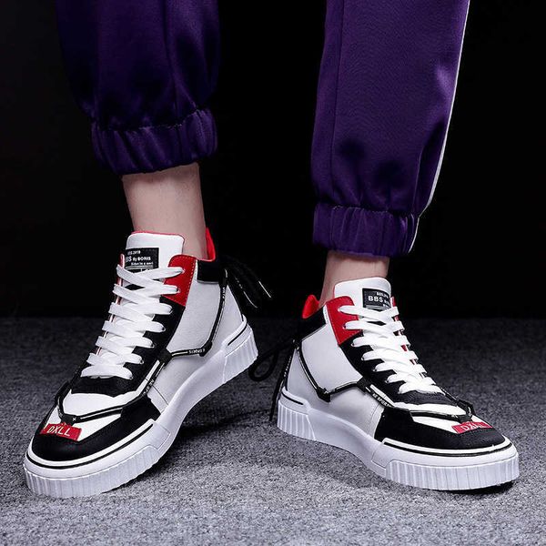 men shoes classics high sneakers casual shoes man fashion board shoes spring autumn loafers male student skateboarding 211014, Black;white
men shoes classics high sneakers casual shoes man fashion board shoes spring autumn loafers male student skateboarding 211014, Black;white