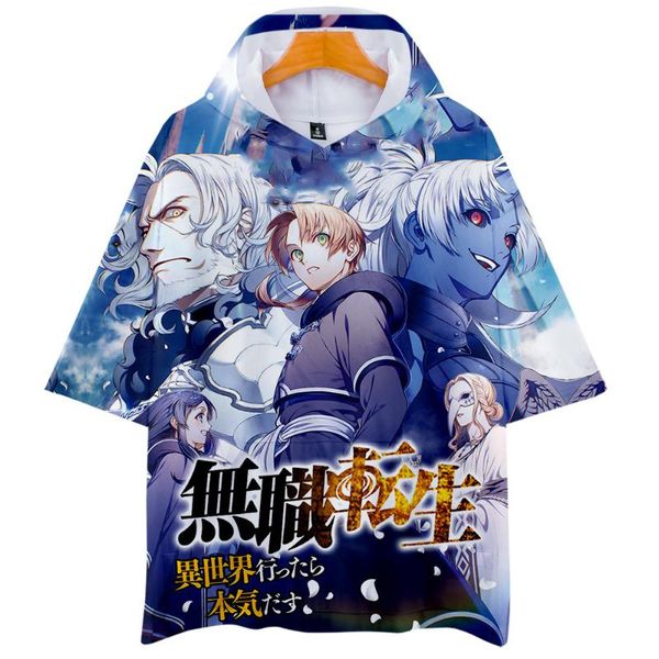 men's t-shirts migurdia t shirt harajuku mushoku tensei jobless reincarnation anime casual graphics men women hoodies, White;black
men's t-shirts migurdia t shirt harajuku mushoku tensei jobless reincarnation anime casual graphics men women hoodies, White;black