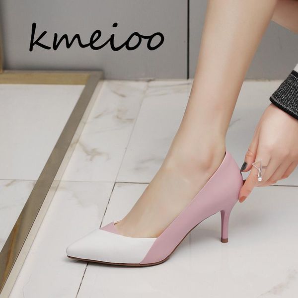 kmeioo women genuine leather pumps high heels shoes thin female pointed toe wedding ladies dress, Black
kmeioo women genuine leather pumps high heels shoes thin female pointed toe wedding ladies dress, Black