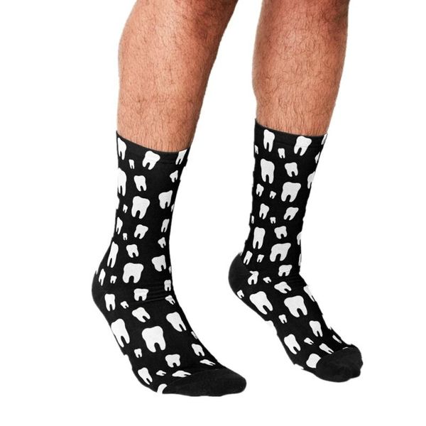 funny men's socks teeth dental personality pattern printed hip hop men happy cute boys street style crazy for, Black
funny men's socks teeth dental personality pattern printed hip hop men happy cute boys street style crazy for, Black