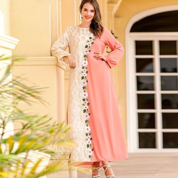 ethnic clothing 2021 muslim women's dress embroidery gold woven patchwork color robe style leisure long dubai holiday, Red
ethnic clothing 2021 muslim women's dress embroidery gold woven patchwork color robe style leisure long dubai holiday, Red