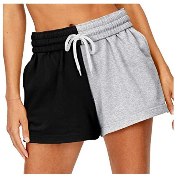women's shorts summer for women 2021 casual loose drawstring color matching sports female running ropa mujer, White;black
women's shorts summer for women 2021 casual loose drawstring color matching sports female running ropa mujer, White;black