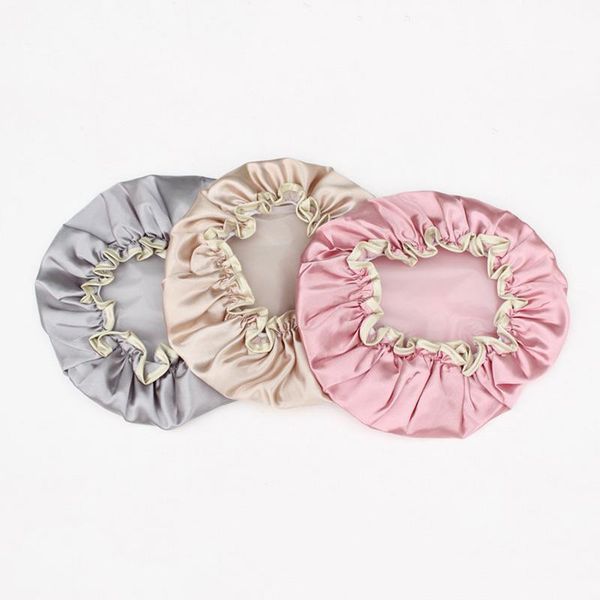 shower caps double waterproof women cap thick satin hats bath hair cover bathing household home accessories
shower caps double waterproof women cap thick satin hats bath hair cover bathing household home accessories