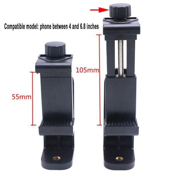 hooks & rails universal smartphone tripod adapter cell phone holder mount with adjustable clamp
hooks & rails universal smartphone tripod adapter cell phone holder mount with adjustable clamp
