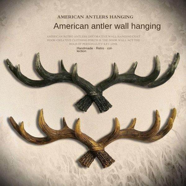 hooks & rails american antlers hook living room clothes rack hallway key door creative coat and hat retro wall decoration ornaments
hooks & rails american antlers hook living room clothes rack hallway key door creative coat and hat retro wall decoration ornaments