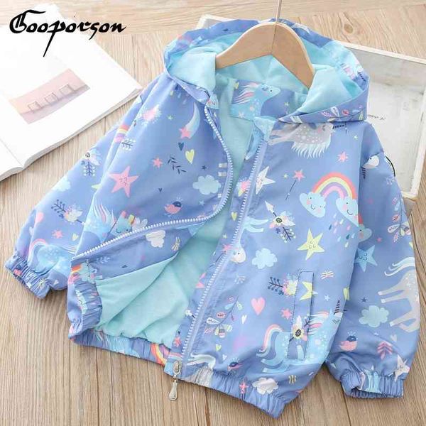kids girls long sleeve windbreaker unicorn jacket cartoon hooded blue color jackets fahion outerwear for 2-7years old 210715, Blue;gray
kids girls long sleeve windbreaker unicorn jacket cartoon hooded blue color jackets fahion outerwear for 2-7years old 210715, Blue;gray