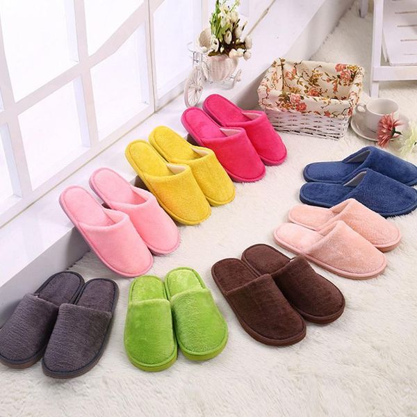 winter warm plush couple home indoor slippers cotton floor women men anti slip guest loafer soft slient slides, Black
winter warm plush couple home indoor slippers cotton floor women men anti slip guest loafer soft slient slides, Black