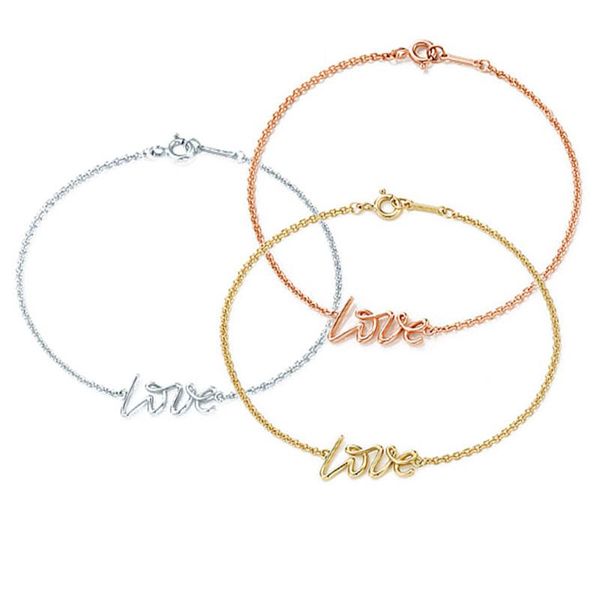 high-end women bracelet love letter logo clavicle chain fashion silverware 925sterling silvers jewelry lady valentine's day gift charm, Golden;silver
high-end women bracelet love letter logo clavicle chain fashion silverware 925sterling silvers jewelry lady valentine's day gift charm, Golden;silver