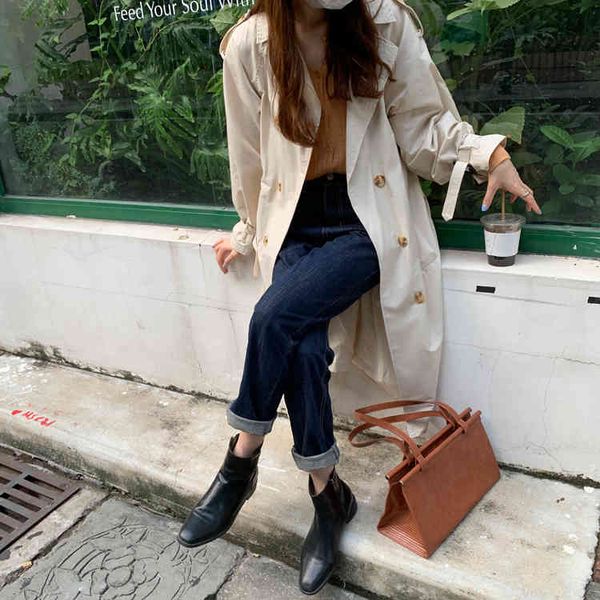 wool 2021 spring design, British style, long jacket, large size, women's clothing loose and thin, Black
wool 2021 spring design, British style, long jacket, large size, women's clothing loose and thin, Black
