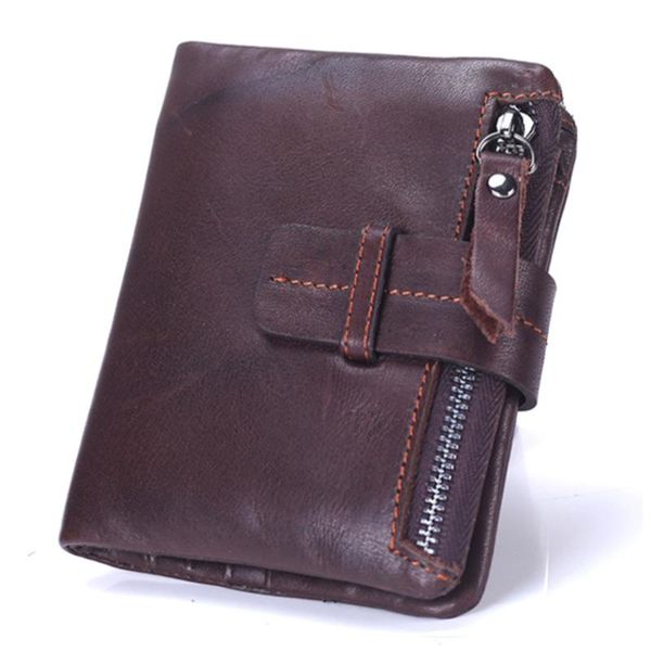 wallets oil wax cowhide genuine leather men fashion purse with card holder vintage short wallet clutch wrist bag zipper, Red;black
wallets oil wax cowhide genuine leather men fashion purse with card holder vintage short wallet clutch wrist bag zipper, Red;black