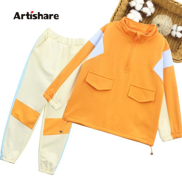 clothing sets kids sport clothes girls patchwork teenage sweatshirt + pants casual style children's suits, White
clothing sets kids sport clothes girls patchwork teenage sweatshirt + pants casual style children's suits, White