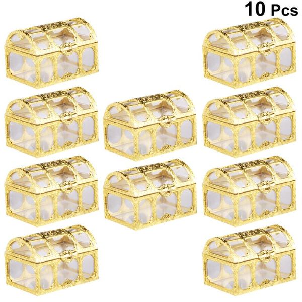 10pcs creative candy box treasure chest shape sugar containers holder gift storage case party supplies for wedding (golden) wrap
10pcs creative candy box treasure chest shape sugar containers holder gift storage case party supplies for wedding (golden) wrap