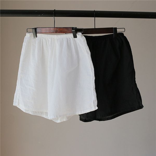 johnature casual simple women shorts summer solid color elastic waist loose comfortable wide leg shorts 210521, White;black
johnature casual simple women shorts summer solid color elastic waist loose comfortable wide leg shorts 210521, White;black