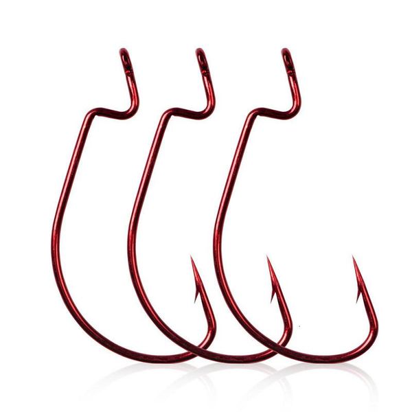 fishing hooks hook crank wide abdomen red fish 2# - 5/0# single electroplate offshore angling
fishing hooks hook crank wide abdomen red fish 2# - 5/0# single electroplate offshore angling