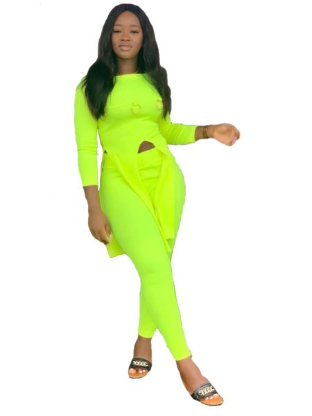 green women pantsuits autumn rings design sleeves crew neck fashionable t shirt and long pants casual nightclub sports outfits, White
green women pantsuits autumn rings design sleeves crew neck fashionable t shirt and long pants casual nightclub sports outfits, White