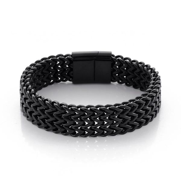 charm bracelets haolynjoy 18mm wide three-color wristband braided chain men's punk bracelet homme gifts, Golden;silver
charm bracelets haolynjoy 18mm wide three-color wristband braided chain men's punk bracelet homme gifts, Golden;silver