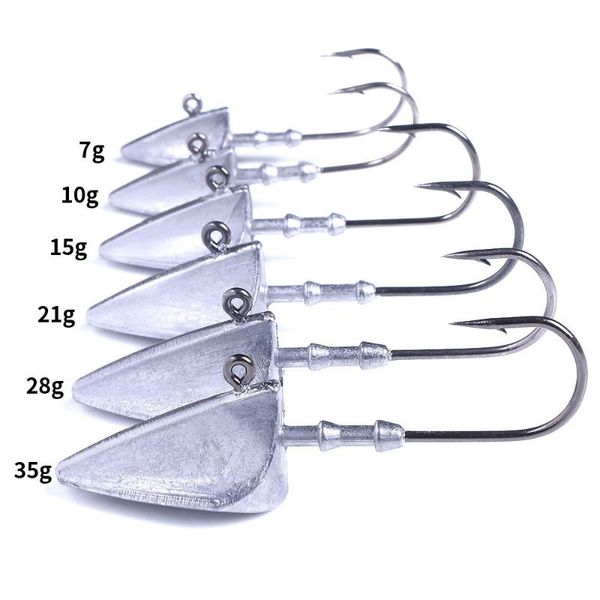 7g 10g 15g 21g 28g 35g lead jig head crank hooks for soft worm swimbait sea fishing tackle
7g 10g 15g 21g 28g 35g lead jig head crank hooks for soft worm swimbait sea fishing tackle