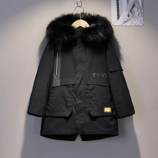 winter thicken windproof warm kids coat waterproof children outerwear clothes boys down jackets for 5-14 years old, Blue;gray
winter thicken windproof warm kids coat waterproof children outerwear clothes boys down jackets for 5-14 years old, Blue;gray