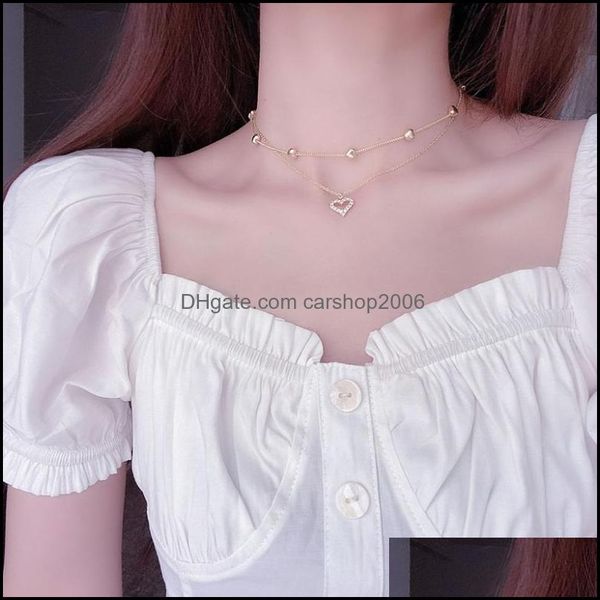necklaces & pendants jewelryfashionable womens heart necklace zircon shiny chain elegant charm wedding pendant chains drop delivery 2021 ico, Silver
necklaces & pendants jewelryfashionable womens heart necklace zircon shiny chain elegant charm wedding pendant chains drop delivery 2021 ico, Silver