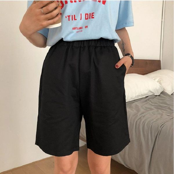women's shorts 2021 summer women slim streetwear mid waist casual tap solid loose drawstring black, White;black
women's shorts 2021 summer women slim streetwear mid waist casual tap solid loose drawstring black, White;black