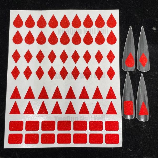 gift wrap xuequn glitter powder red geometric figures nail sticker 
gift wrap xuequn glitter powder red geometric figures nail sticker
