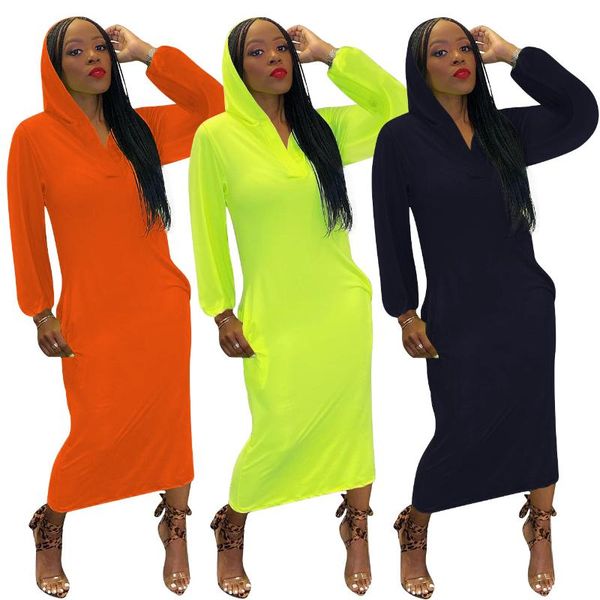 casual dresses 2021 autumn women sweatshirt dress hooded neck long sleeves solid back hollow out ankle length bodycon streetwear s-xl, Black;gray
casual dresses 2021 autumn women sweatshirt dress hooded neck long sleeves solid back hollow out ankle length bodycon streetwear s-xl, Black;gray